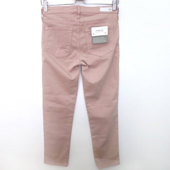 AG Cigarette Prima Mid Crop Jeans Rose Quartz Pink Size 25 - Picture 8 of 13